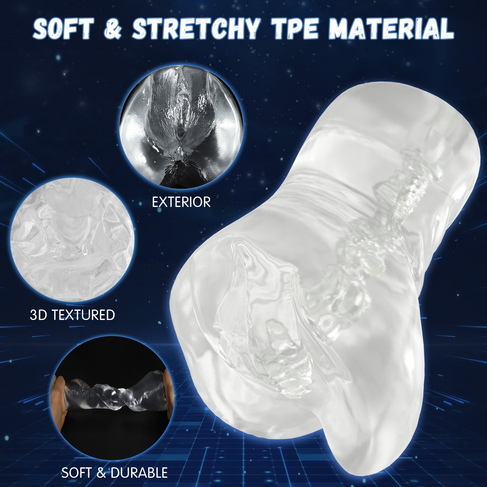 Transparent Stroker Manuel Plus
