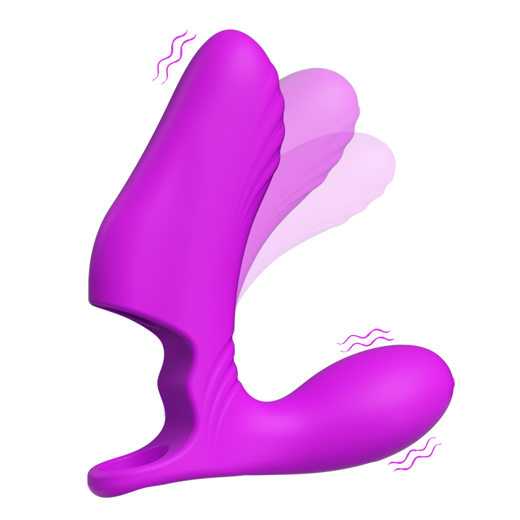 Vibrateur doigt G Spot - Vibrations doubles