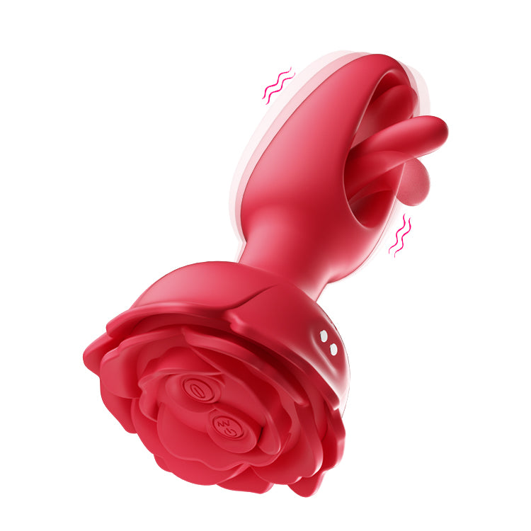 Vibromasseur Anal Rosebud - Battant & Télécommandé