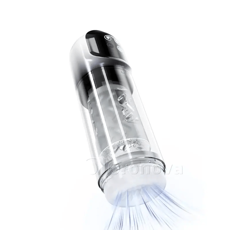 Masturbateur masculin à succion avec langue rotative pour un plaisir réaliste