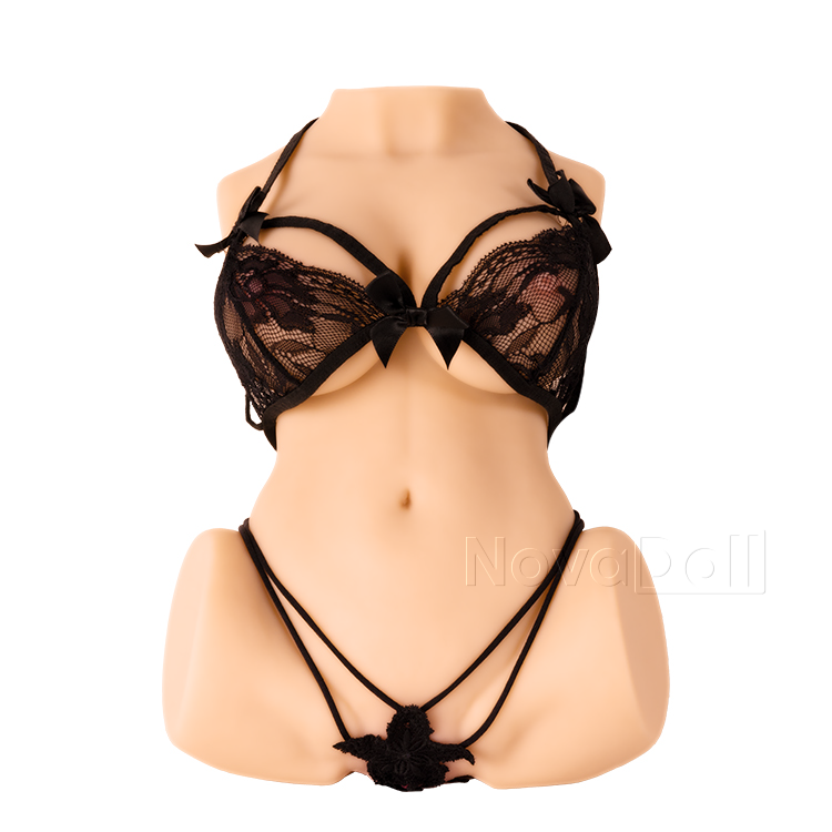 Buste de poupée sexuelle féminine de 18LB avec fonction vibrante