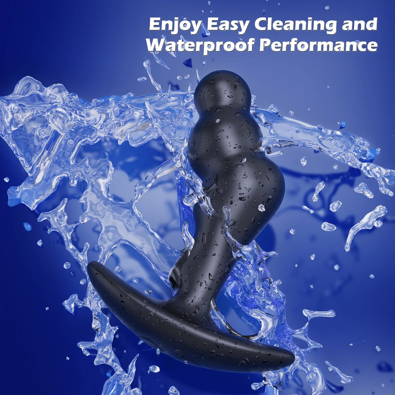 Masseur de prostate en silicone et vibromasseur plug anal pour stimulation du point G masculin