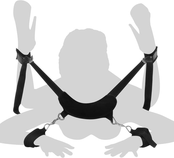 Ensemble de Bondage BDSM avec Menottes et Entraves pour Chevilles pour Couples