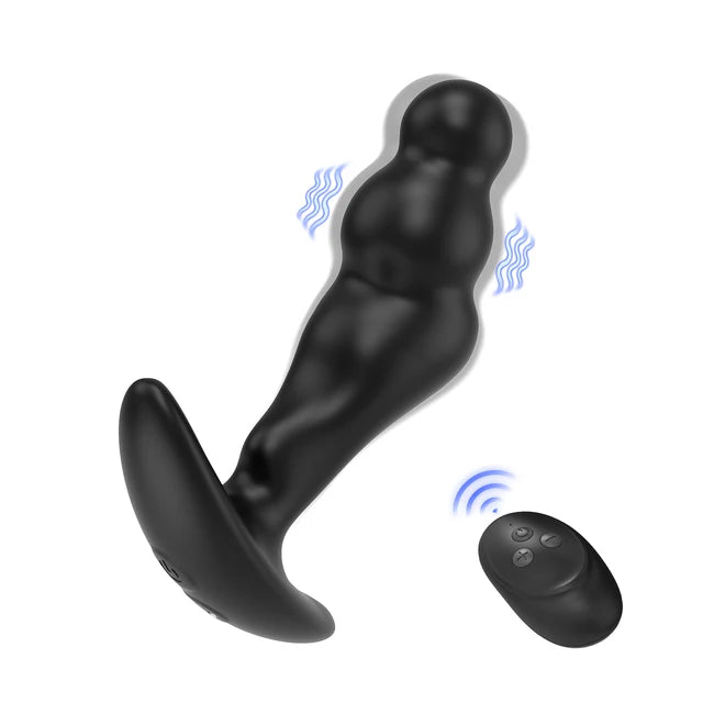 Masseur de prostate en silicone et vibromasseur plug anal pour stimulation du point G masculin