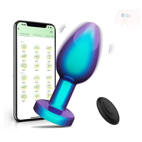 Plug Anal Vibrant avec Application