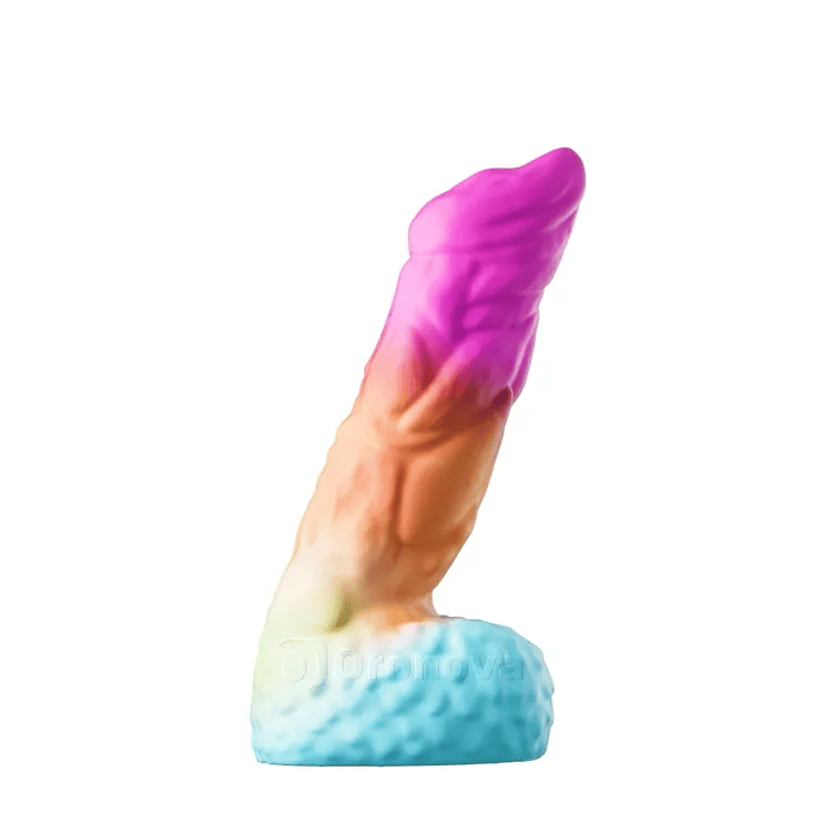 Gode réaliste en silicone 8 pouces 21 cm avec base à forte ventouse