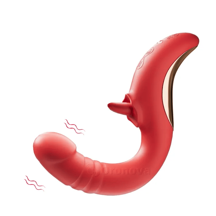 Vibrateur pour point G Licking - Poussée et vibration