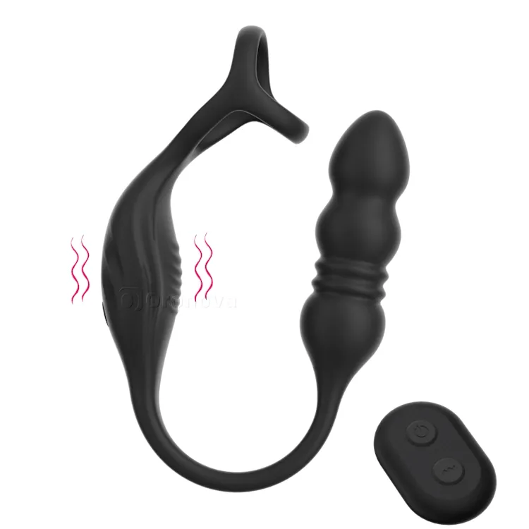 Masseur anal et prostatique à poussée télécommandé