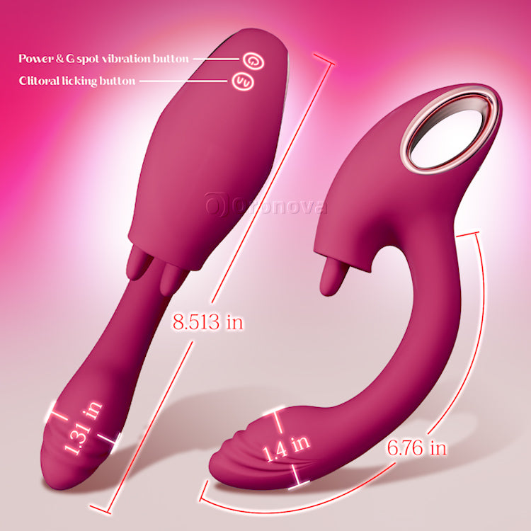 Vibromasseur double stimulation du point G