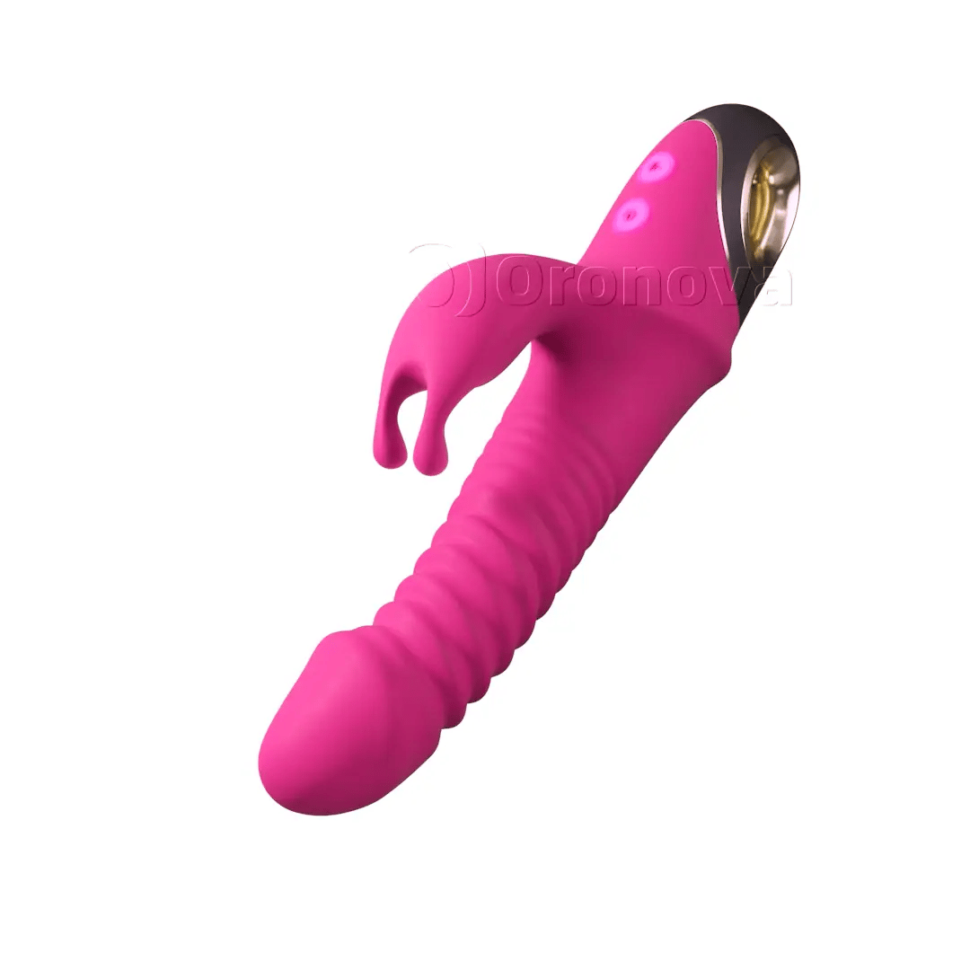 Vibromasseur 3-en-1 à va-et-vient et rotation avec 9 modes de rotation. Des possibilités infinies.