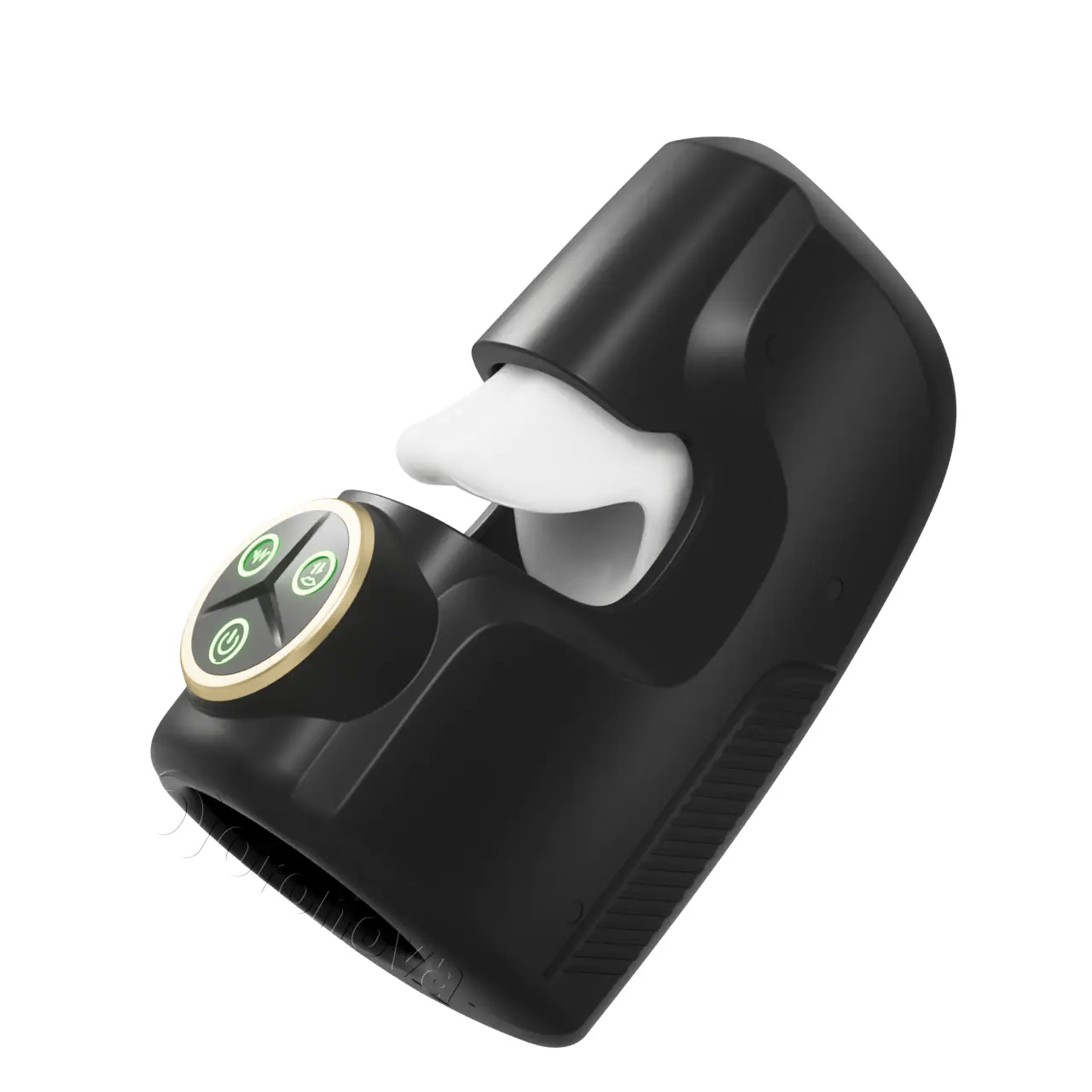 Dispositif de plaisir masculin 3-en-1, 10 modes de vibration, 10 modes de poussée, 10 modes de contraction, changement libre.