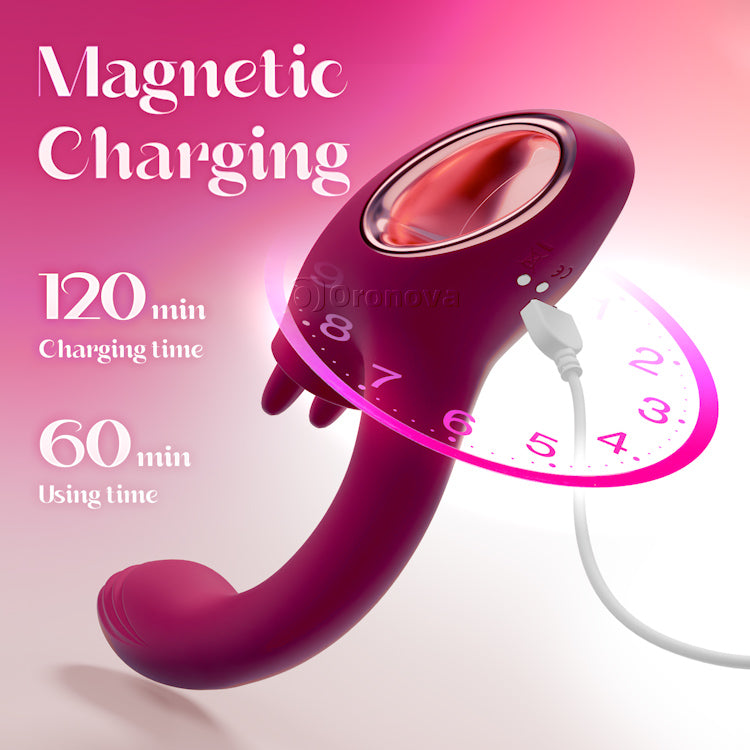 Vibromasseur double stimulation du point G