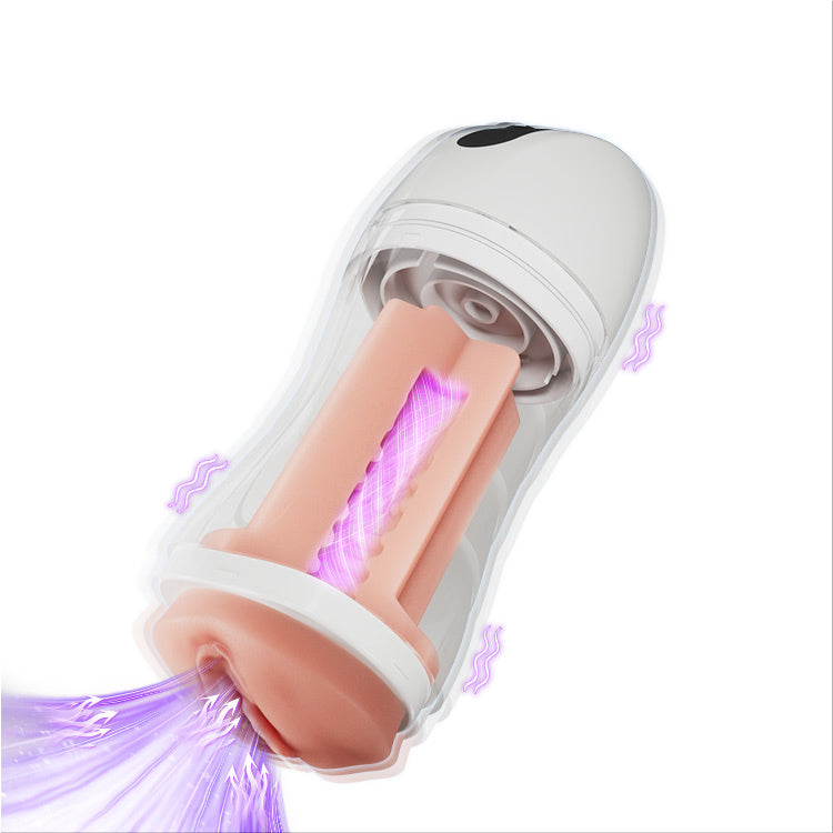 Masturbateur masculin vibrant à aspiration automatique – 10 modes de stimulation