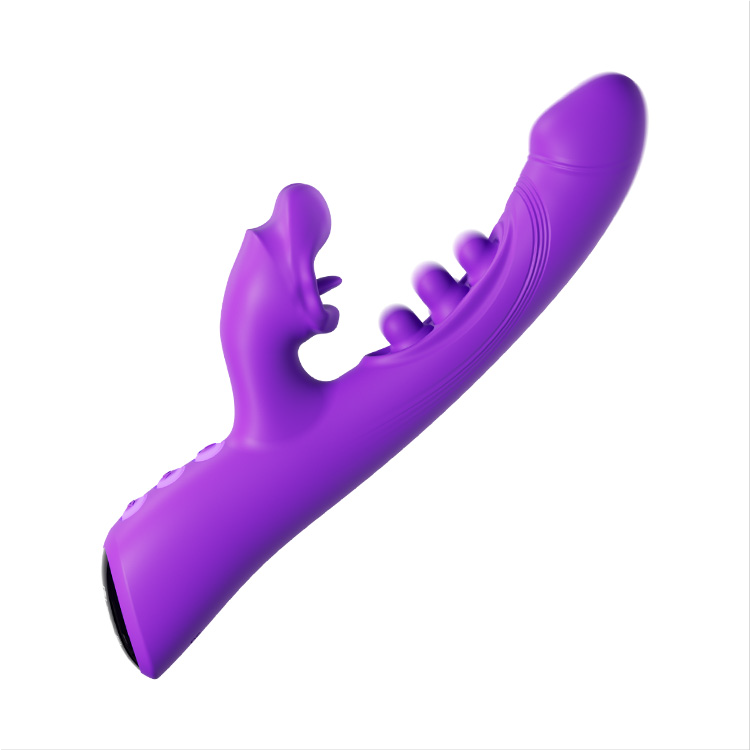 Vibromasseur 3-en-1 pour baisers et triple tapotement – plaisir clitoridien et point G