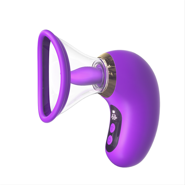 Vibrateur aspirant 5-en-1 avec écran LCD