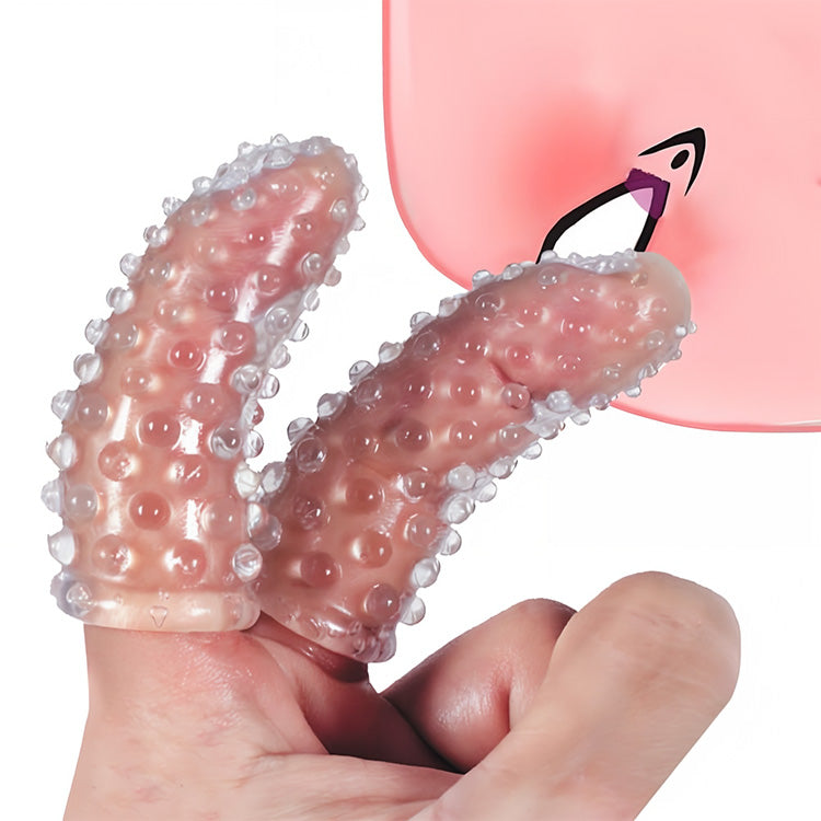 Manchon pour doigt TEP – Haute élasticité, stimulation du point G et du clitoris