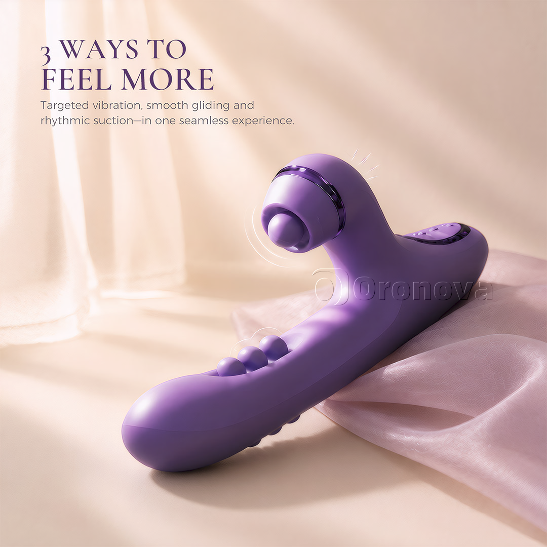 Masseur multifonction 3-en-1 | 30 modes et 4 embouts interchangeables