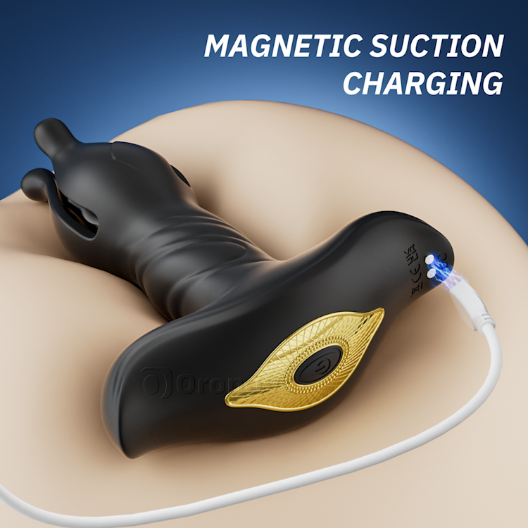 Plug anal extensible télécommandé avec 9 modes de vibration et de poussée