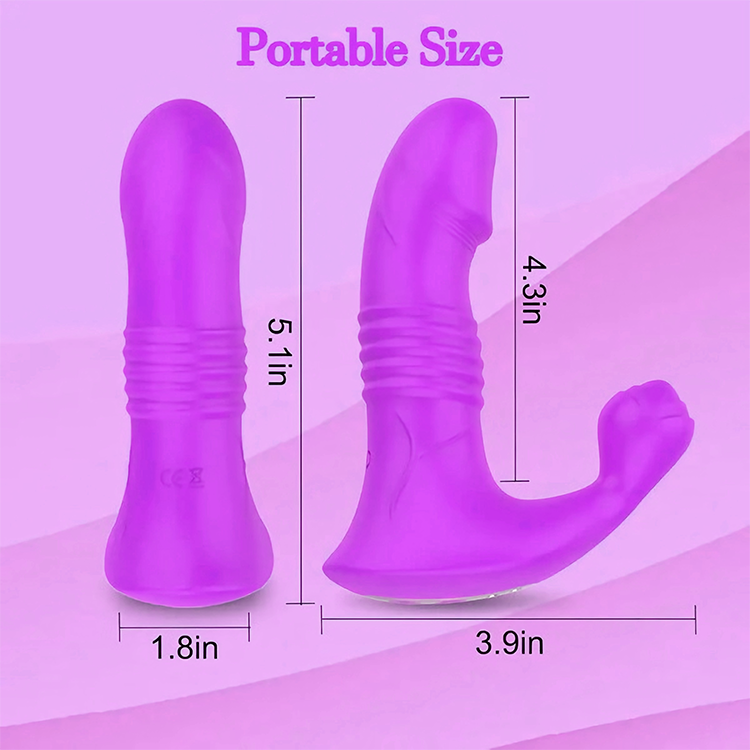 Vibrateur réaliste à poussée contrôlé par application avec vibration