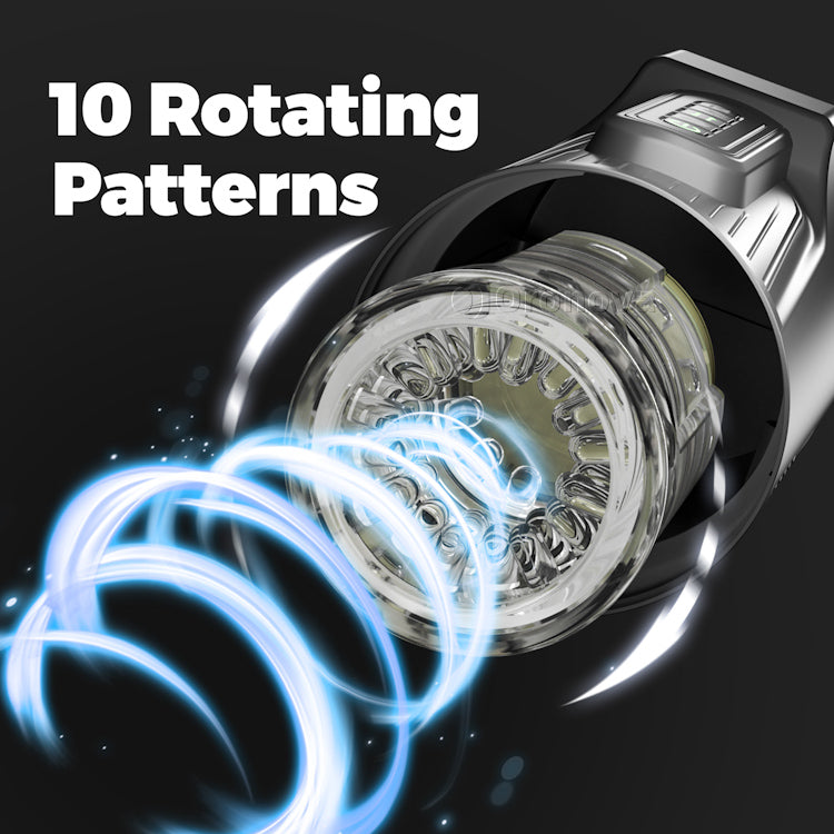 Masturbateur à rotation automatique - Pénétration & Aspiration