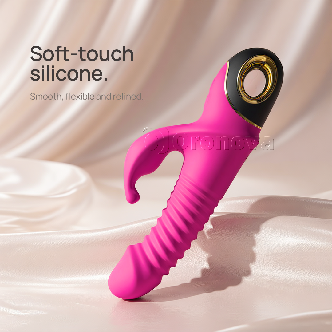 Vibromasseur 3-en-1 à va-et-vient et rotation avec 9 modes de rotation. Des possibilités infinies.