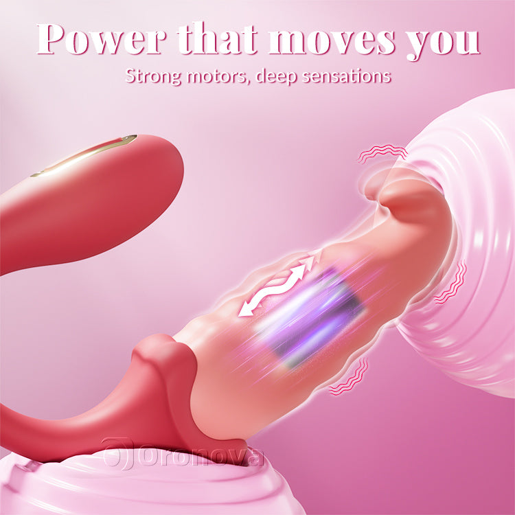 Vibrateur pour point G, pulsant, stimule le point C, télécommande