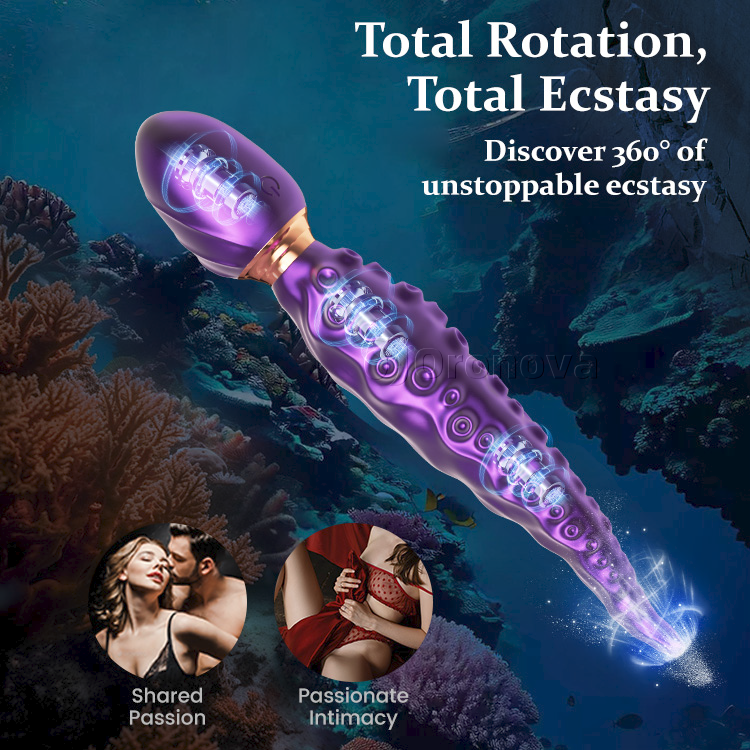 Vibrateur Tentacule de Pieuvre – Idéal pour la stimulation du point G et des mamelons