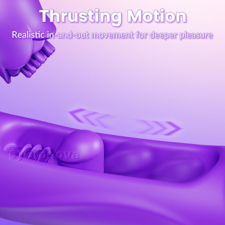 Vibrateur push-pull, taquinant le clitoris, triple stimulation
