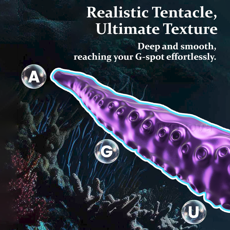 Vibrateur Tentacule de Pieuvre – Idéal pour la stimulation du point G et des mamelons
