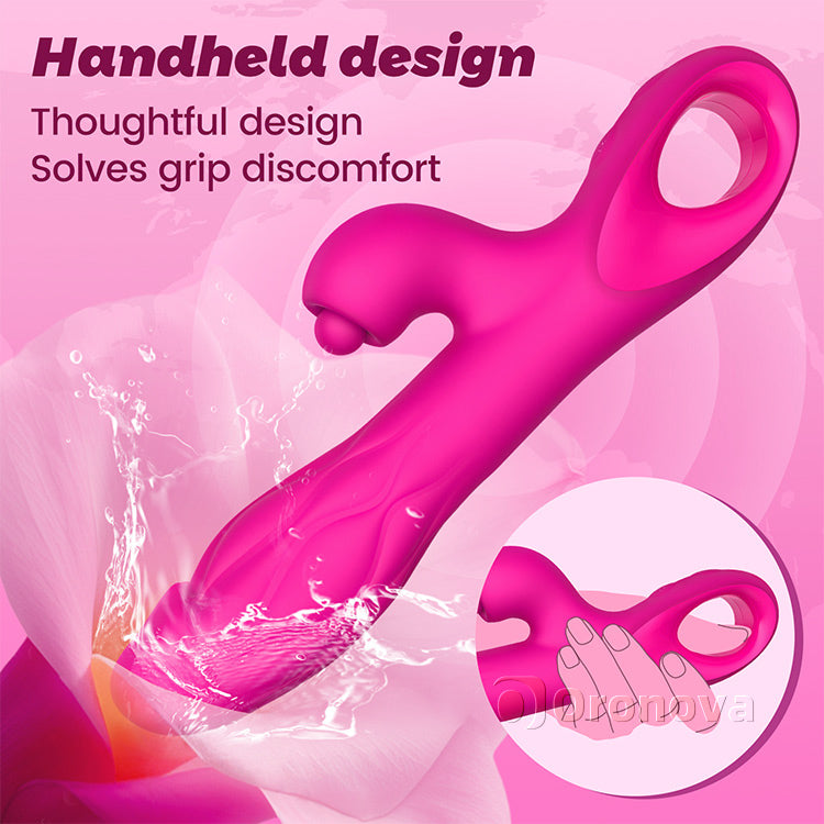 Vibromasseur 3 en 1 pour tapotement et expansion – Stimulation du point G et du clitoris