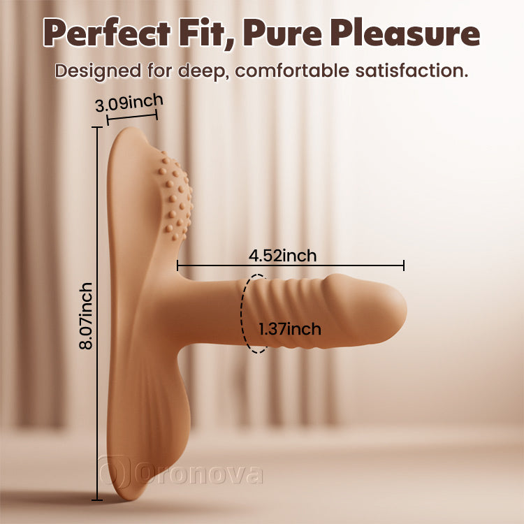 Godemichet vibrant pour femme, stimulation anale du point G, adapté aux couples