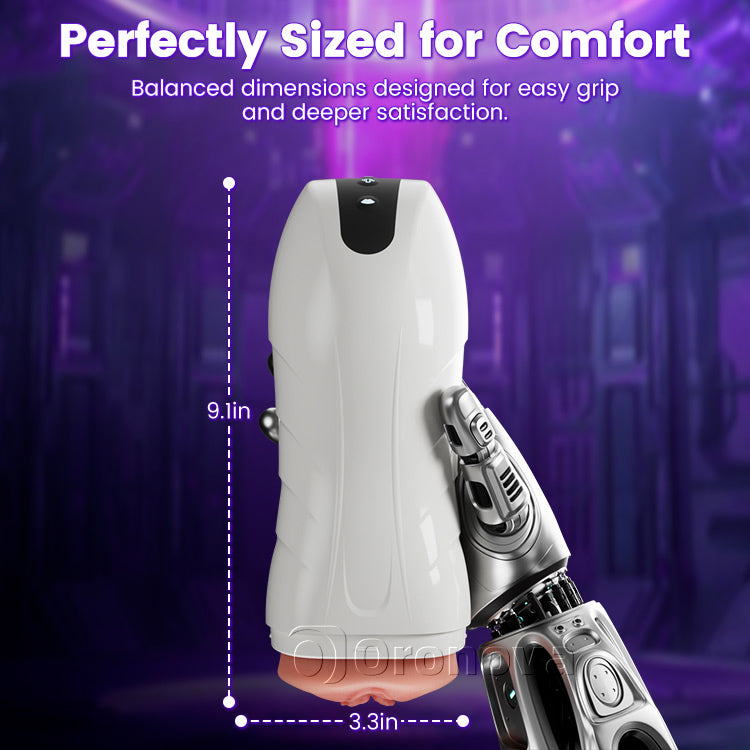 Masturbateur masculin vibrant à aspiration automatique – 10 modes de stimulation