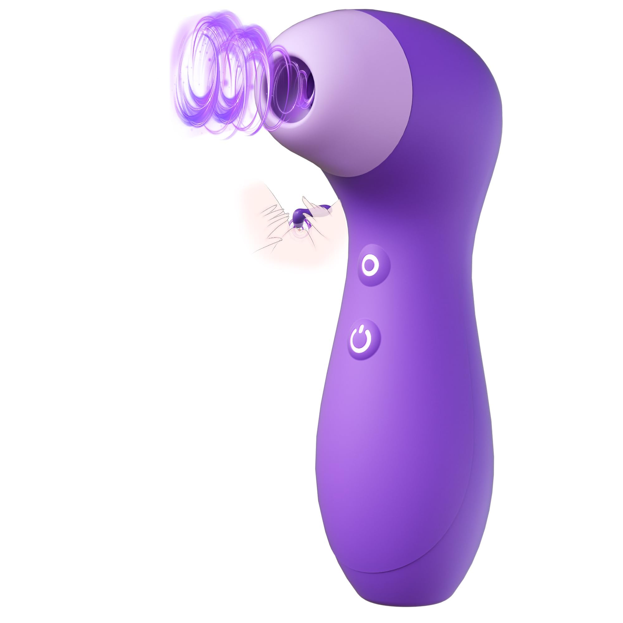 Vibromasseur & Jouet à Succion – Rechargeable, 10 Modes, Plaisir Féminin