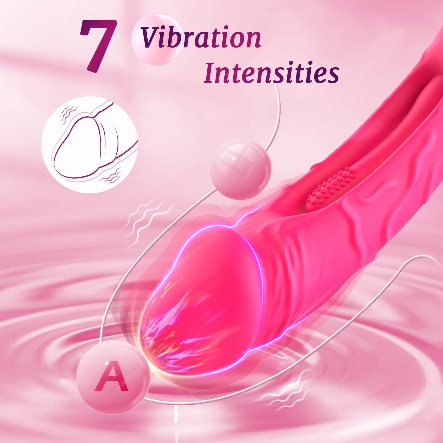 Vibromasseur Flapping Dildo avec Vibration