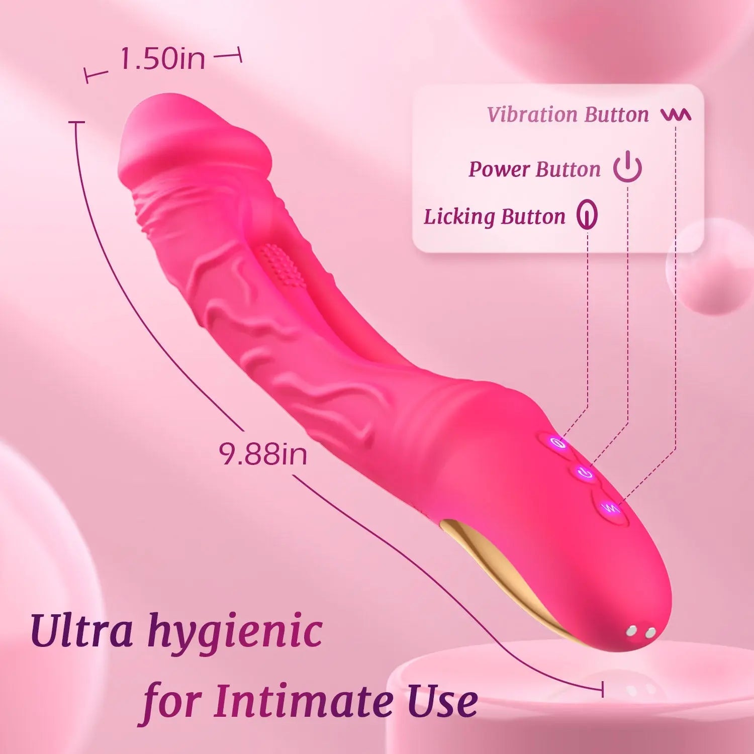 Vibromasseur Flapping Dildo avec Vibration