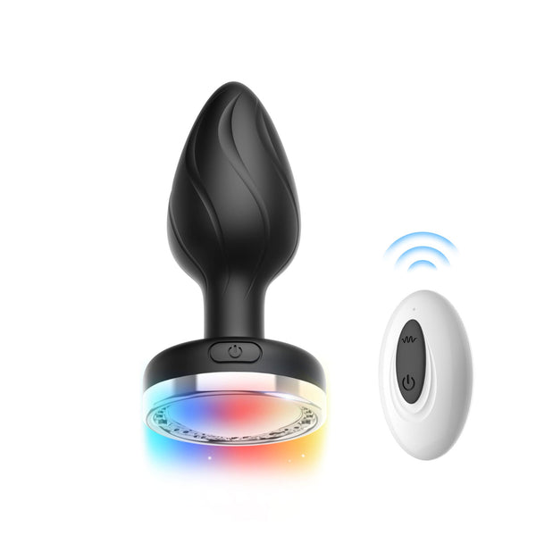 Plug anal LED avec vibrations