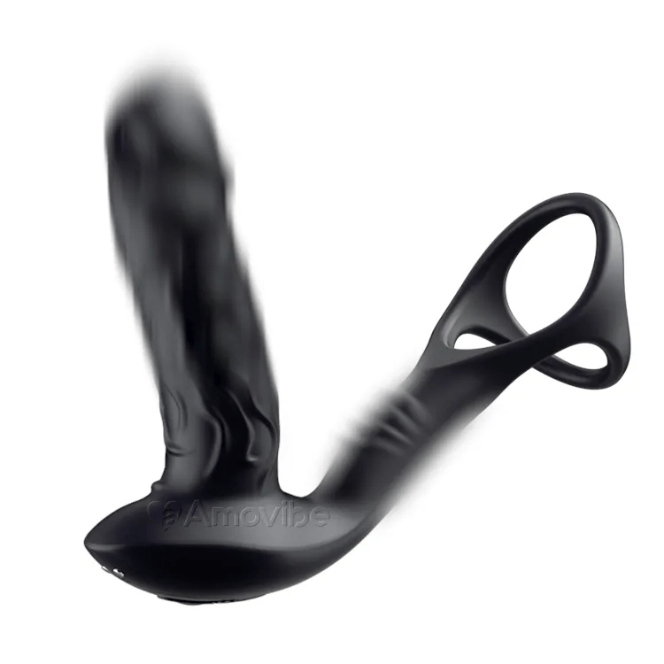 Vibrateur Anal Oscillant - Vibration & Anneau de Pénis