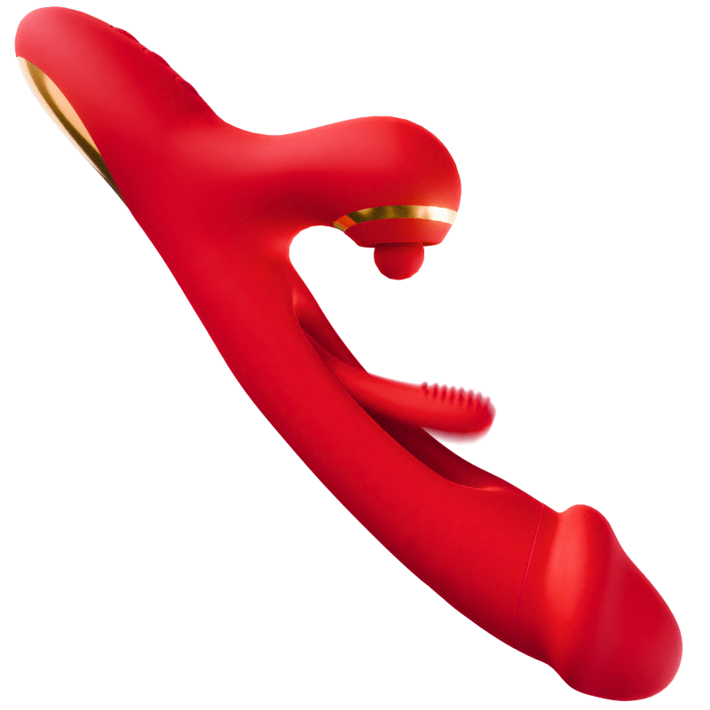 Vibrateur à point G battant - Tapotements clitoridiens et vibrations